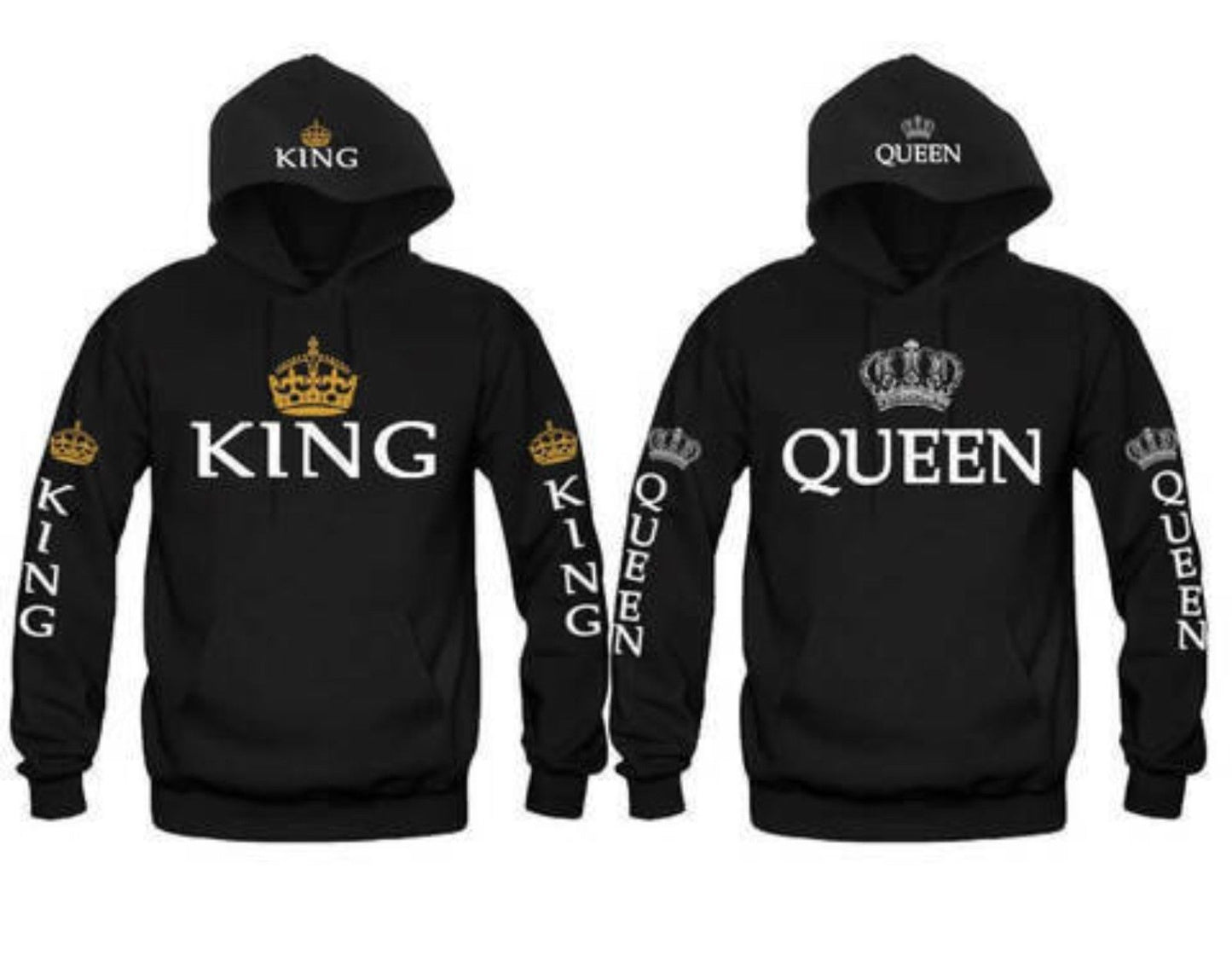 King & Queen Hoodies