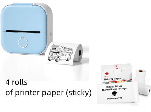 Portable Mini Thermal Label Printer Home Photo Printer Bluetooth Mini Label Printer Price Tag