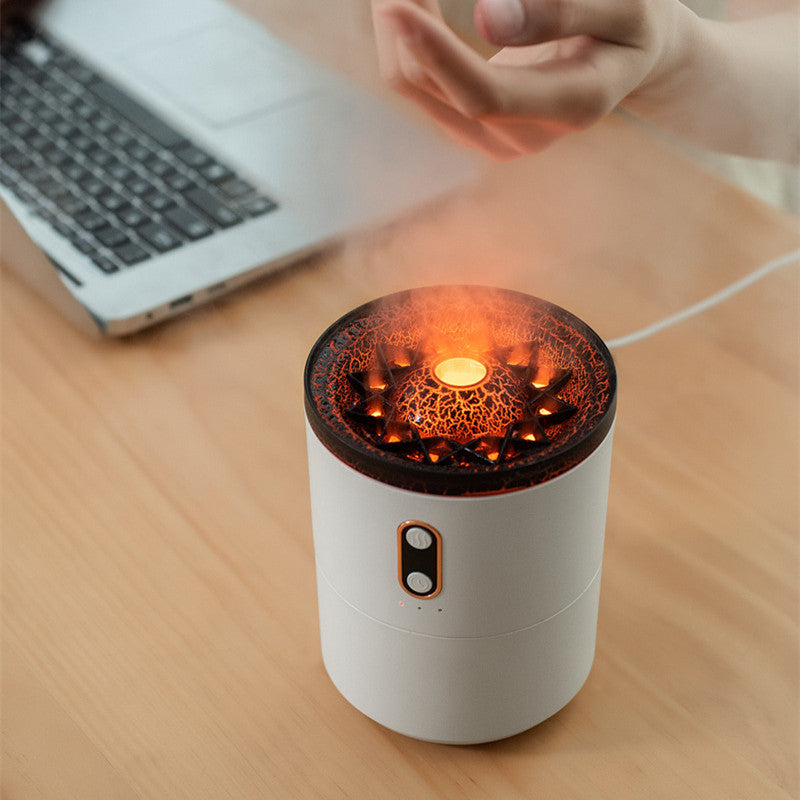 Volcanic Flame Aroma Essential Oil Diffuser USB Portable Lamp Fragrance Humidifier