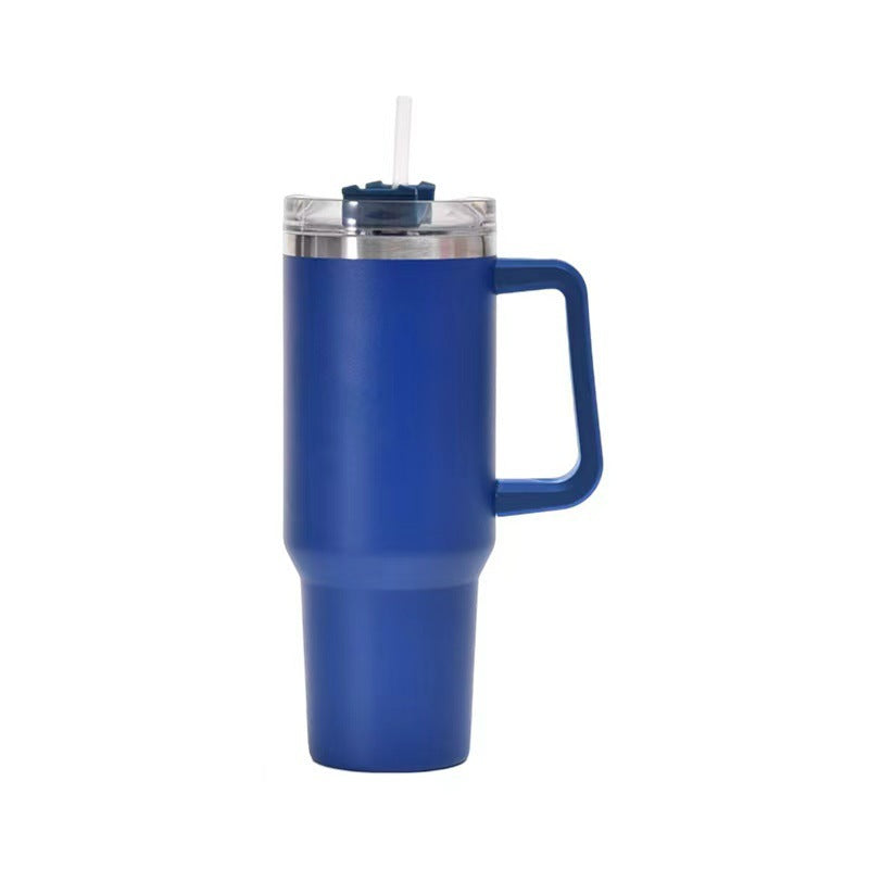 Stainless Steel Cup With Straw BPA Free Thermal Mug 40oz