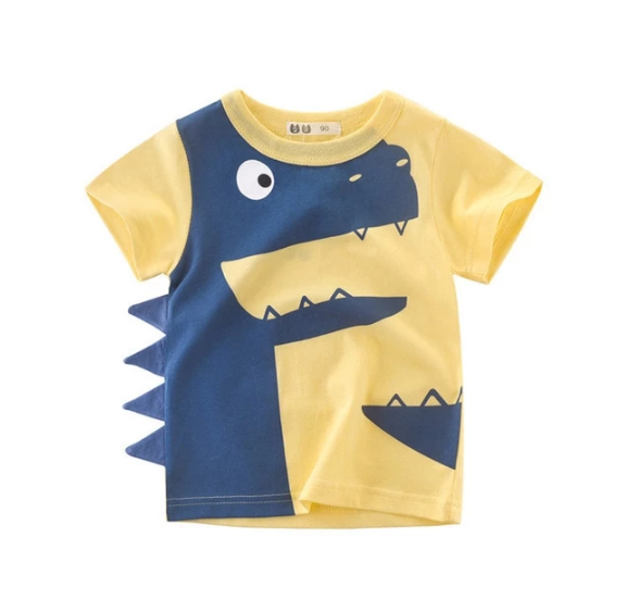 Children's Boys Cotton T-shirt Short Sleeves