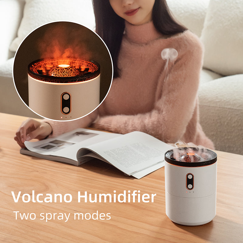 Volcanic Flame Aroma Essential Oil Diffuser USB Portable Lamp Fragrance Humidifier