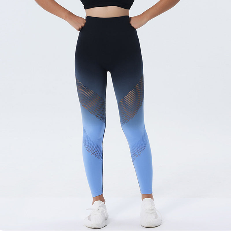 Printed Yoga Pants Seamless High Waist Hip Lifting Fitness Leggings