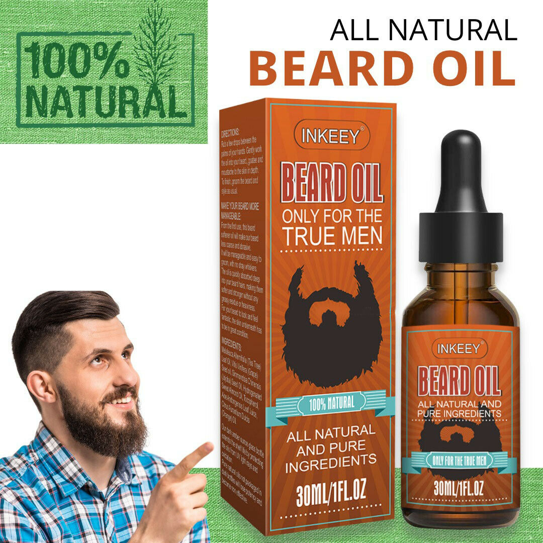 Beard Oil For MEN Hair Growth Oil Serum Mustache Grooming Growing Moisturizer