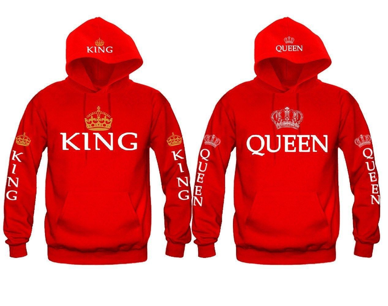 King & Queen Hoodies