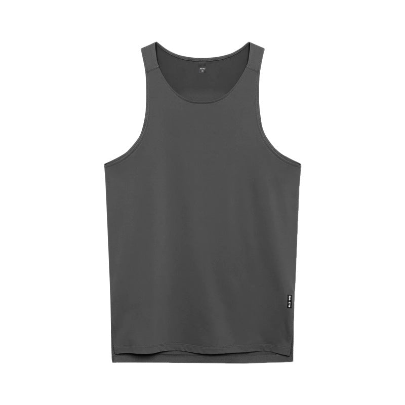 Men's Sports Vest Plus Size Printed Round Neck