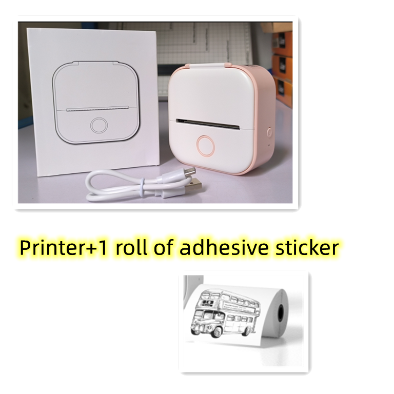 Portable Mini Thermal Label Printer Home Photo Printer Bluetooth Mini Label Printer Price Tag