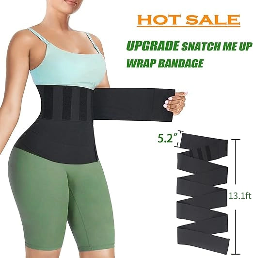 Waist Trainer For Women Snatch Me Up Bandage Tummy Wrap Invisible Plus Size Trimmer Belt Snatcher 1