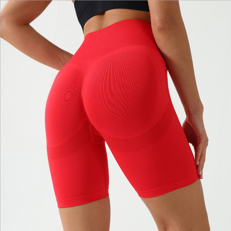 Women's Fashion Stretch Hip Lift High Waist Tight Quick-drying Shorts