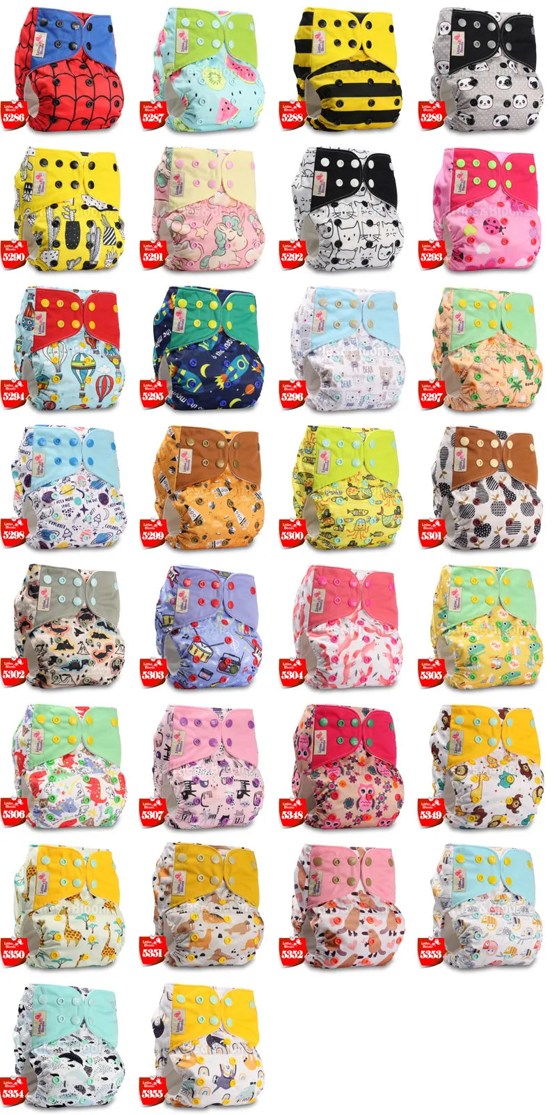 Washable Reusable Cloth Diaper Ecological Adjustable Real Pocket Nappy Fit 0-2year 3-15kg