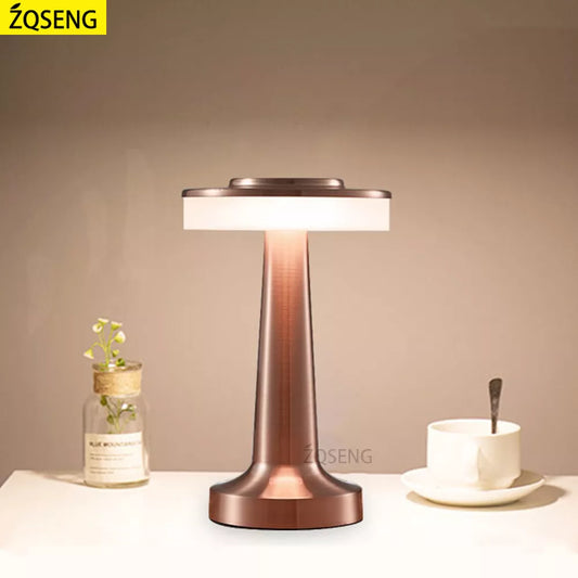 Retro Bar Table Lamp Led Rechargeable