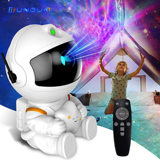 Galaxy Star Projector LED Night Light Starry Sky Astronaut Projector Lamp For Decoration Bedroom Home Decorative