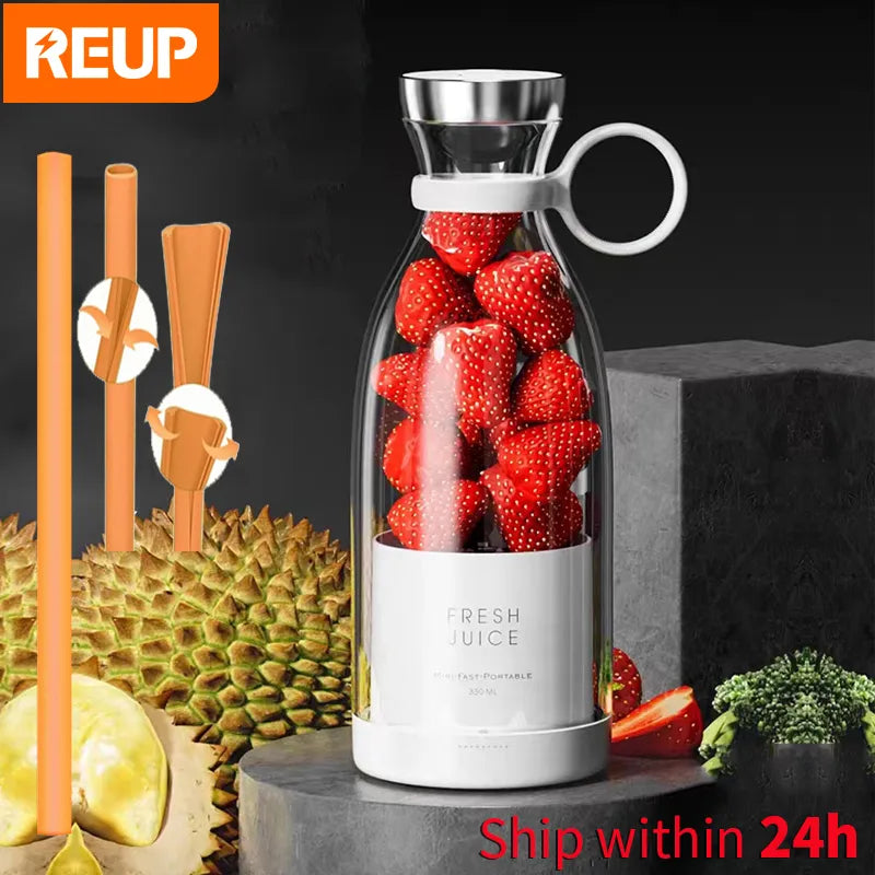 350ML Electric Juicer Mini Portable Blender Fruit Mixers