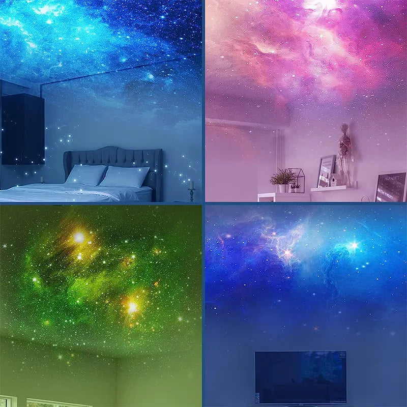 Galaxy Star Projector LED Night Light Starry Sky Astronaut Projector Lamp For Decoration Bedroom Home Decorative