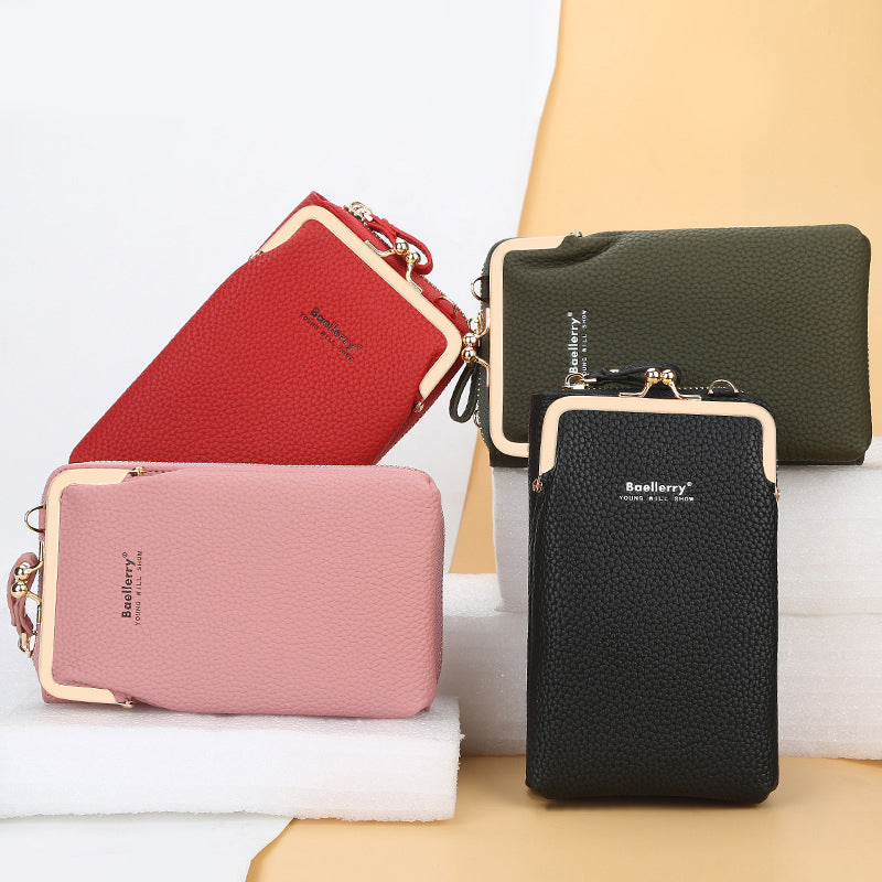 Fashion Mobile Phone Shoulder Bags With Lock