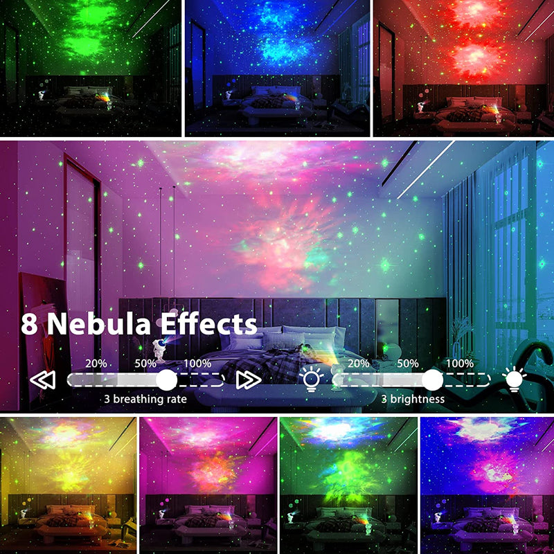 Projector Astronaut Starry Sky Projector Remote Control Music Laser