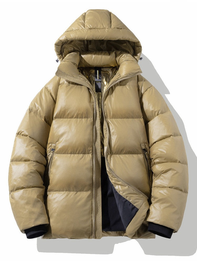 Thick Short Glossy Down Jacket