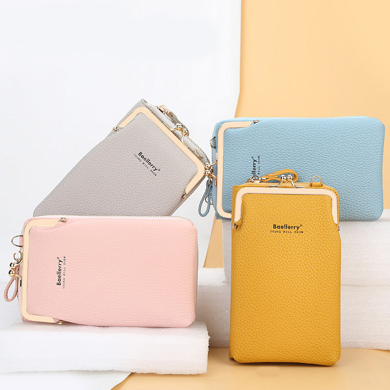 Fashion Mobile Phone Shoulder Bags With Lock