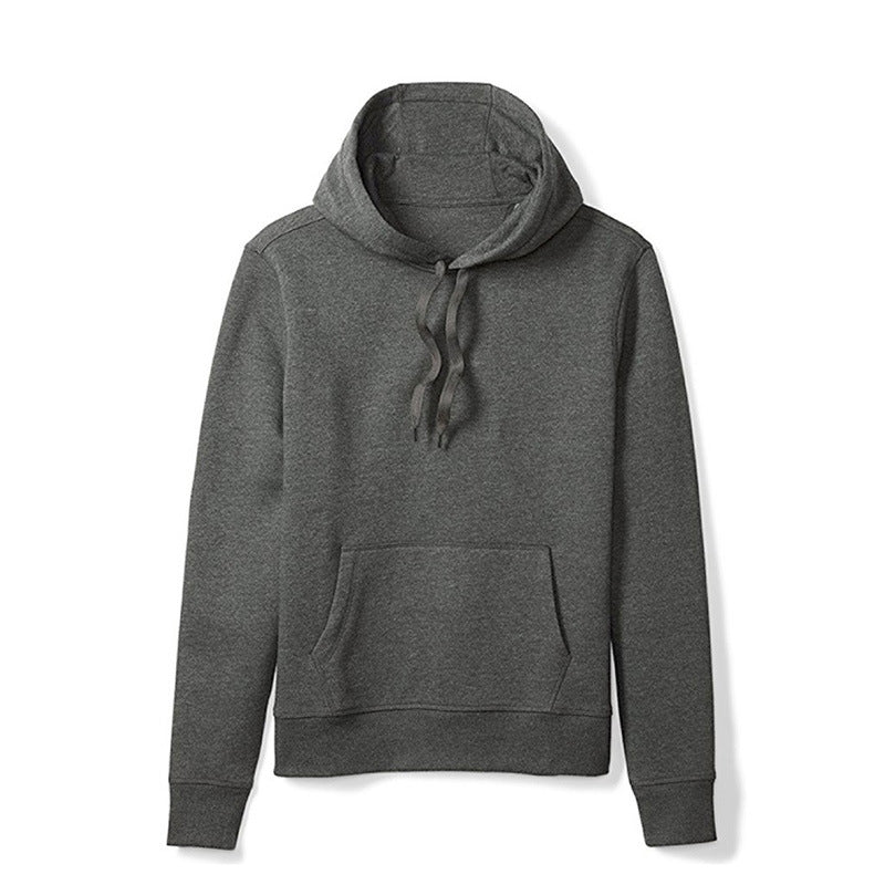 Men's Hooded Sweater Solid Color With Hood