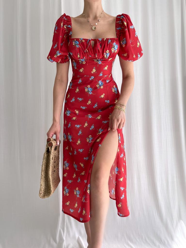 Women's Fashionable New Printed Slim Dress