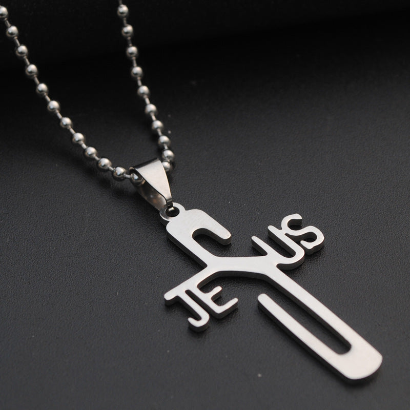 Stainless Steel Cross Necklace