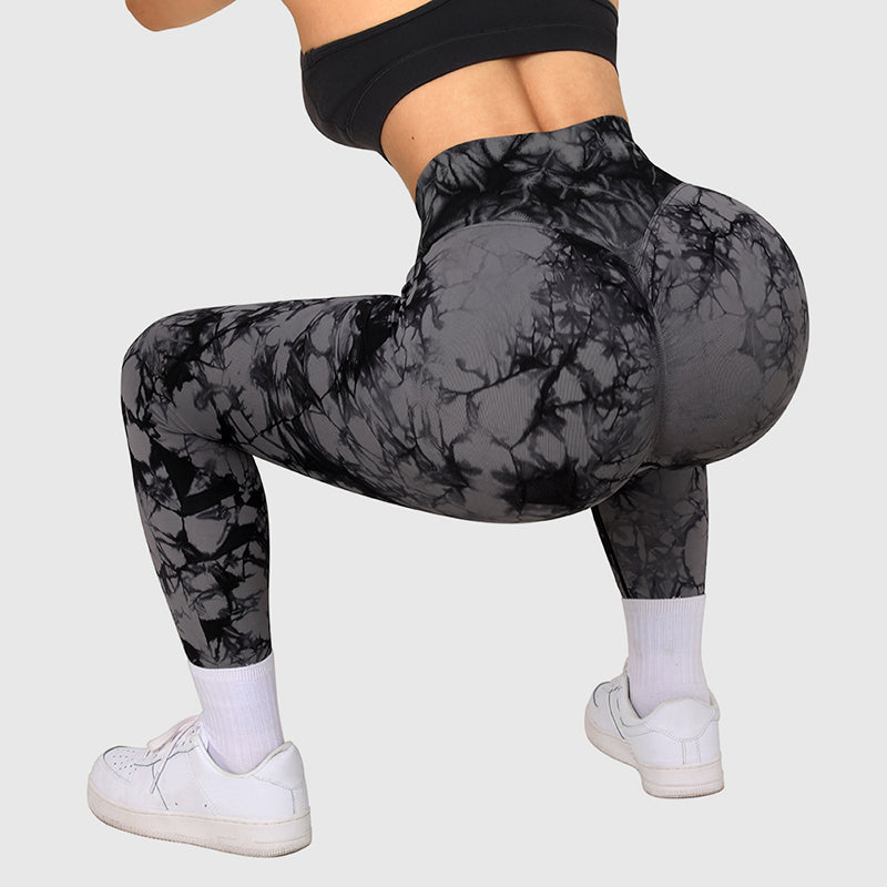 Seamless Tie Dye Leggings Yoga Pants