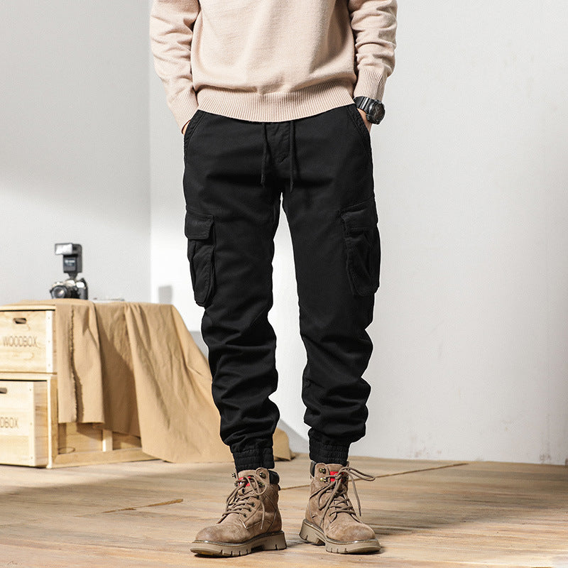 Casual Pants Ankle-tied Fashion Brand Cargo Pants