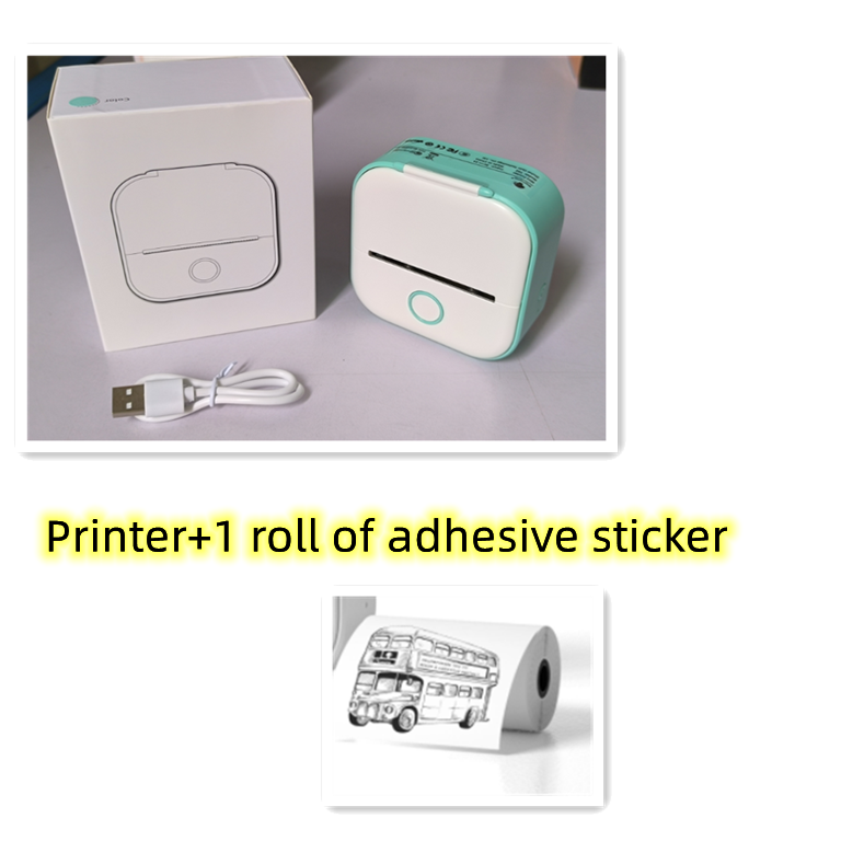 Portable Mini Thermal Label Printer Home Photo Printer Bluetooth Mini Label Printer Price Tag