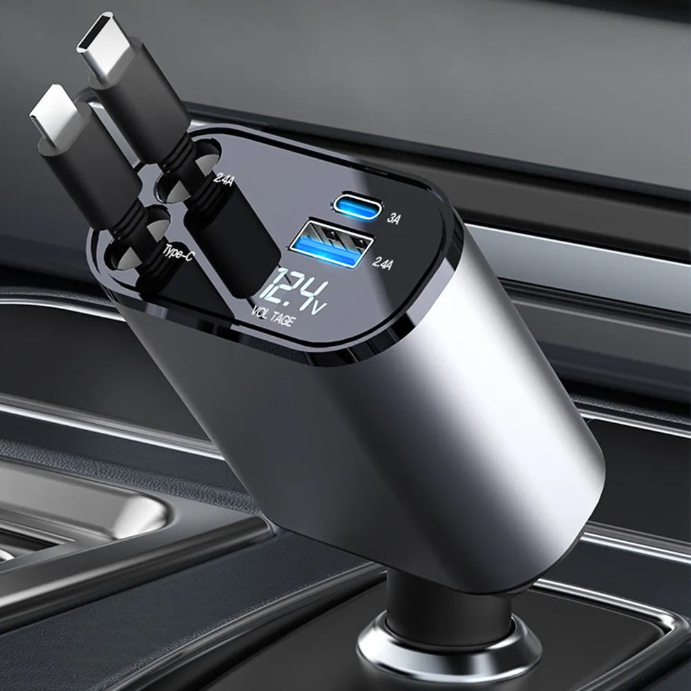 Luxinsly™ Retractable Car Charger