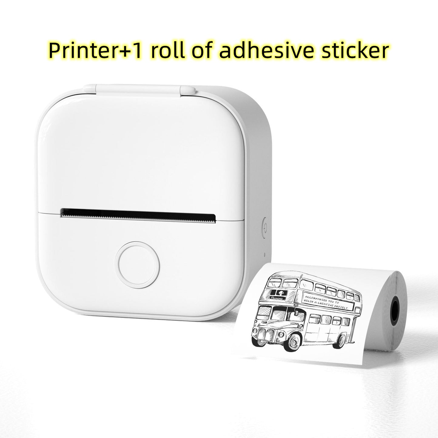 Portable Mini Thermal Label Printer Home Photo Printer Bluetooth Mini Label Printer Price Tag