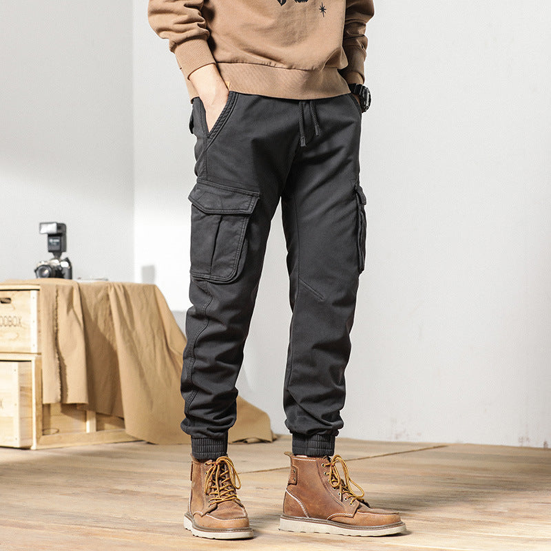 Casual Pants Ankle-tied Fashion Brand Cargo Pants