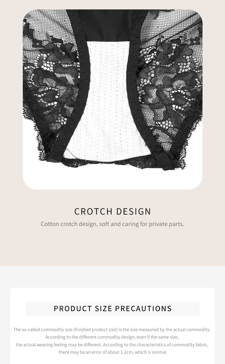 Bone Lace High Waist Women's Panties