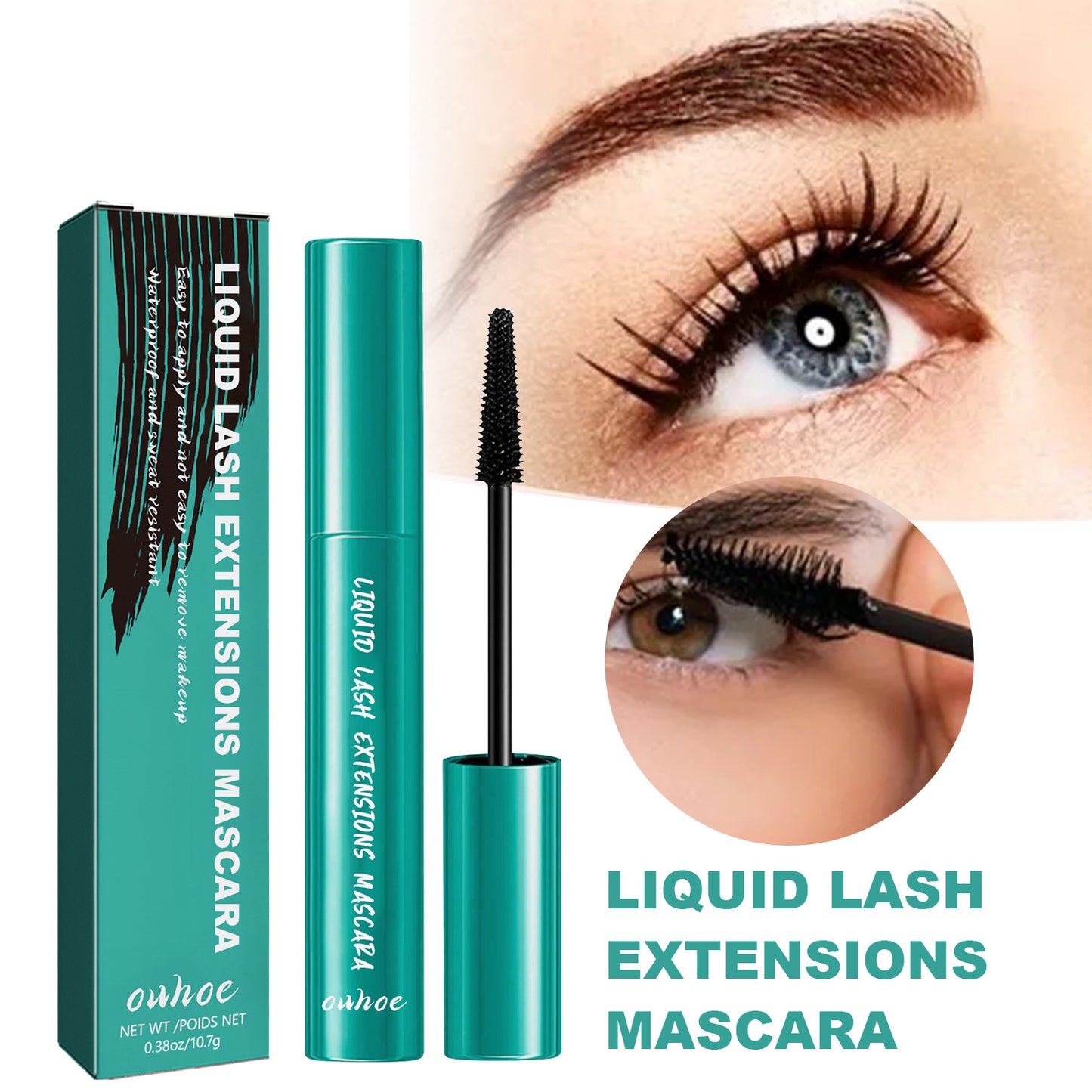 Black Curly Long Thick Mild Smear-proof Makeup Mascara