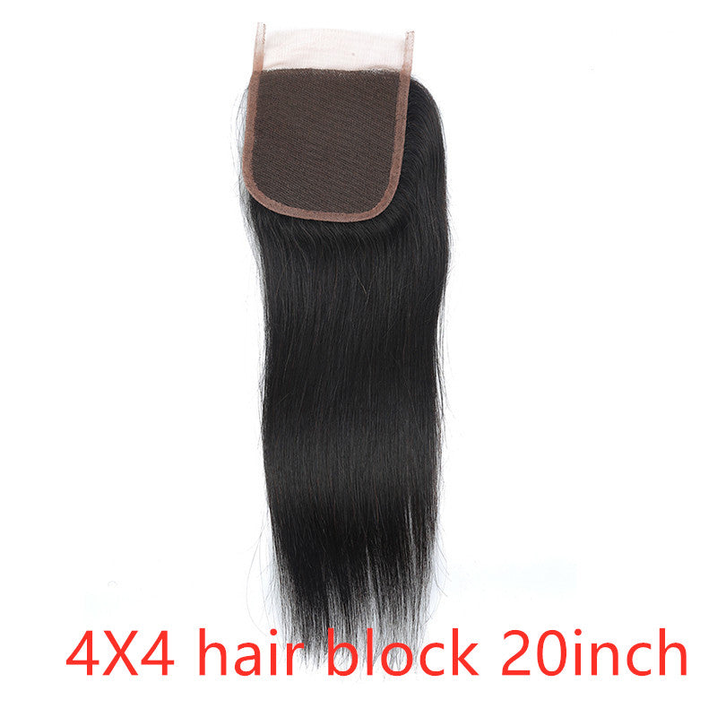 Real human hair straight wave human hair natural color wig extension