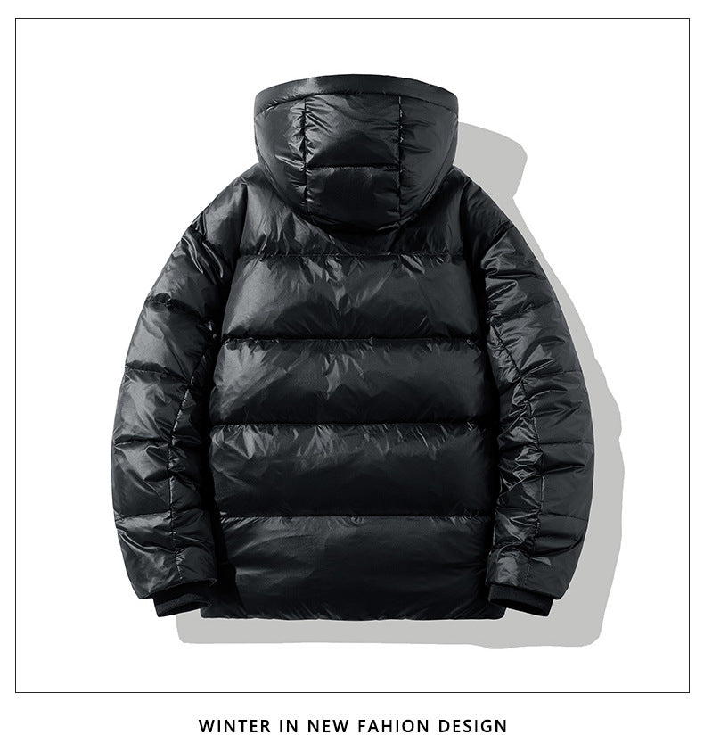 Thick Short Glossy Down Jacket