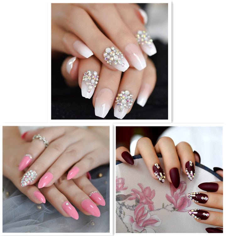 Metal false nails