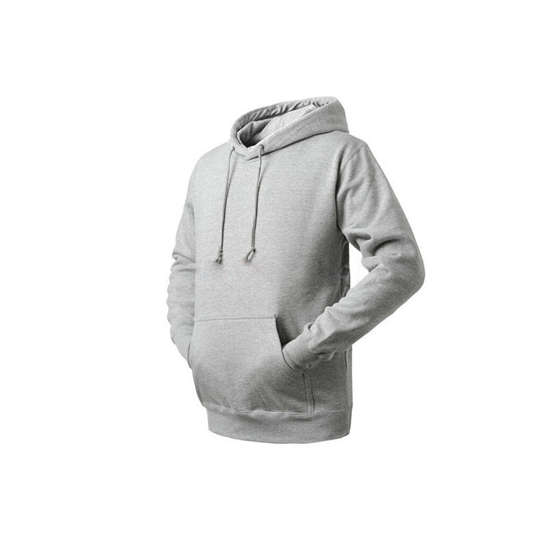 Men's Hooded Sweater Solid Color With Hood