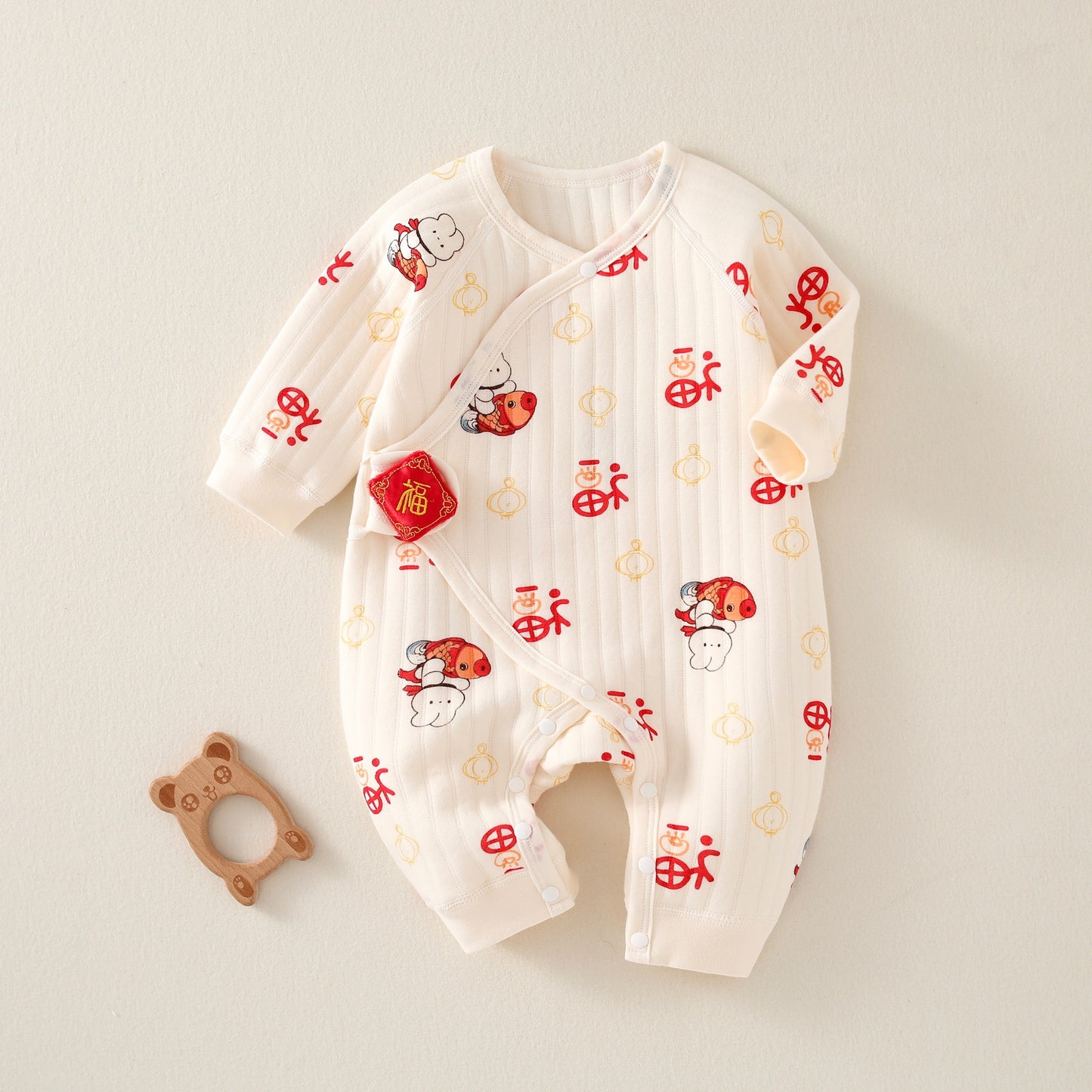 Warm Quilted Newborn Clothes Newborn Baby Baby Jumpsuit