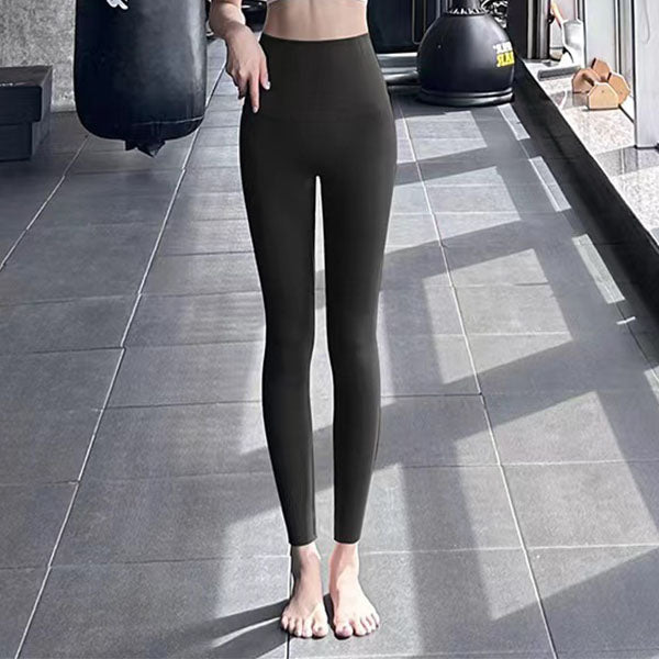 Fleece Thickened Leggings Winter High Waist Tight Skinny Tummy Control Buttocks Slimming Yoga Pants